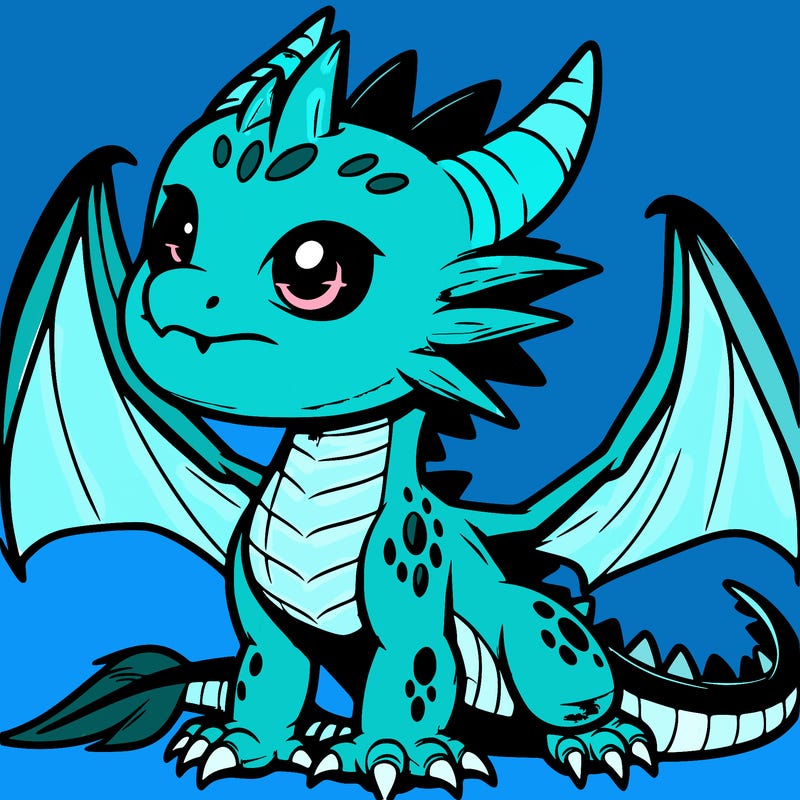 fierce baby night dragon