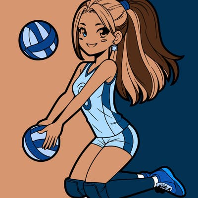 volleyball girl