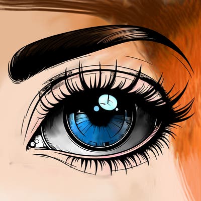 realistic eye