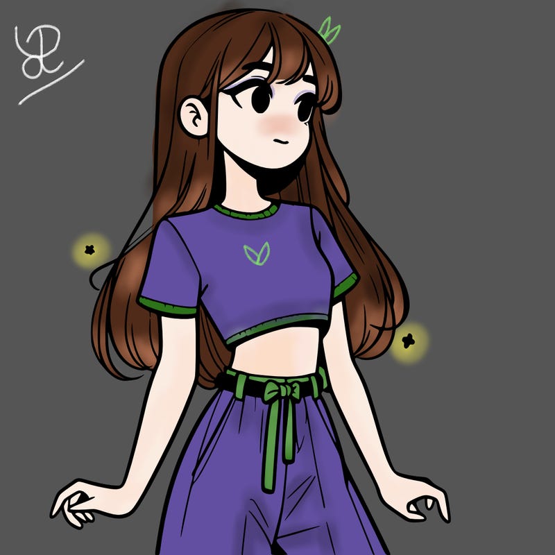 girl in a cute crop top