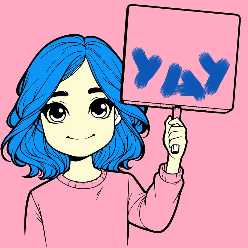 realistic girl holding up a sign