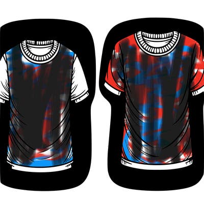 1 plain white t-shirt