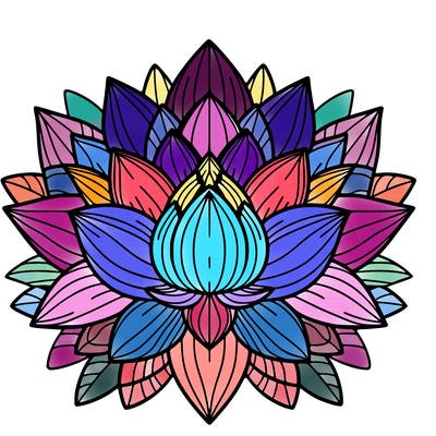 lotus flower mandala