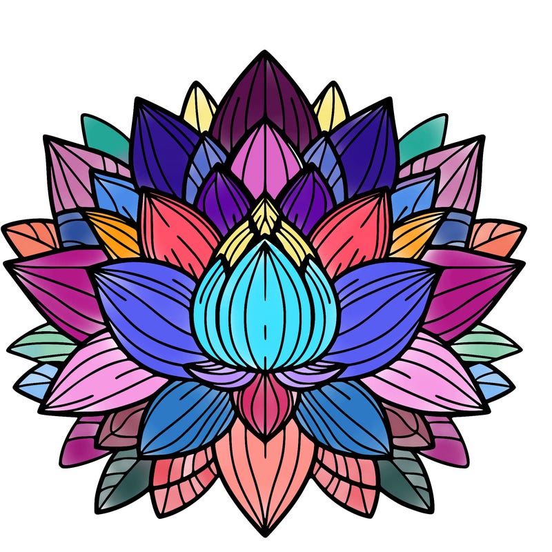 lotus flower mandala
