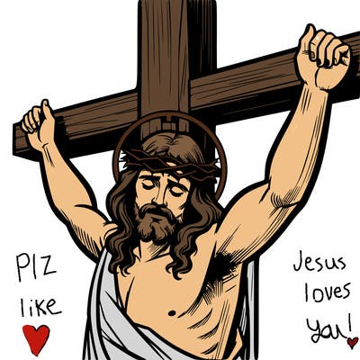 jesus on cross