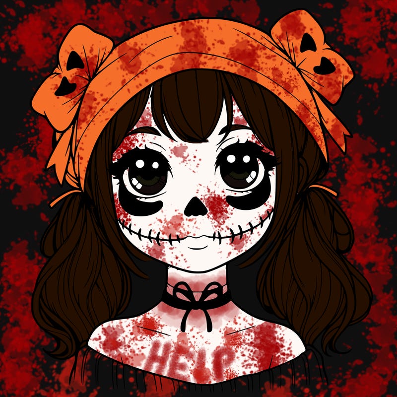 realistic girl halloween