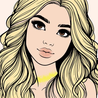 beautiful realistic girl