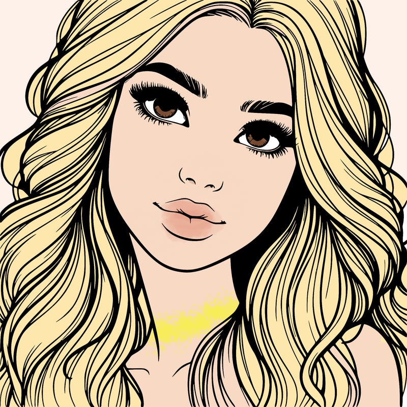 beautiful realistic girl