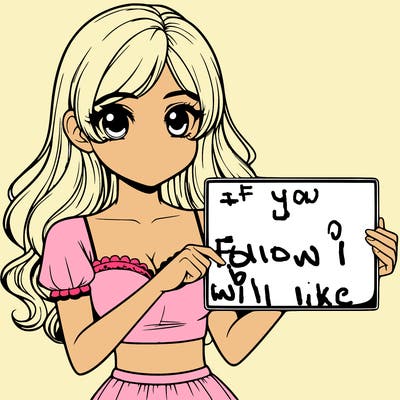 realistic pretty girl holding blank sign