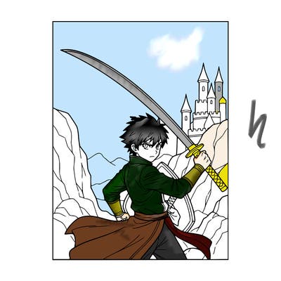 anime boy with a sword