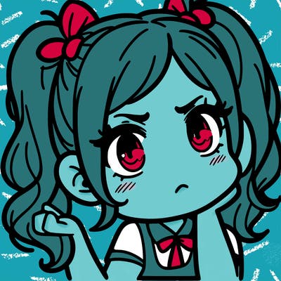 a girl with a jealous look on her face