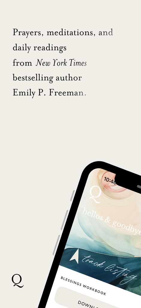 The Quiet Collection - The Quiet Collection app featuring prayers and meditations by Emily P. Freeman