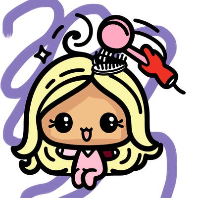 simple character to do your hair