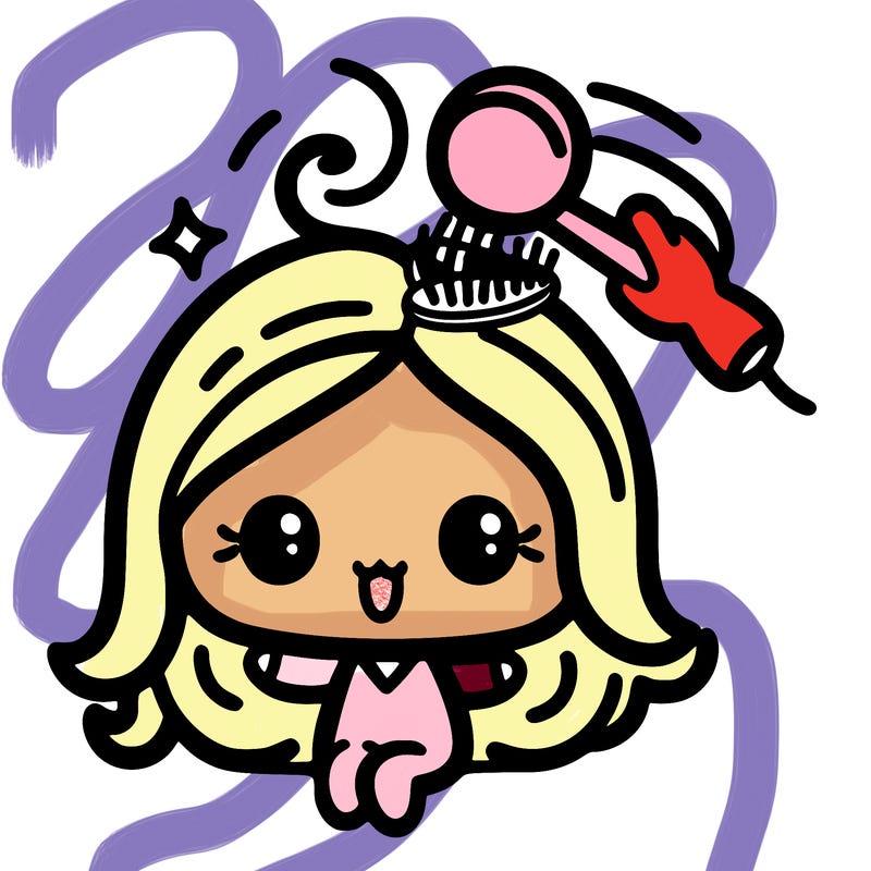 simple character to do your hair