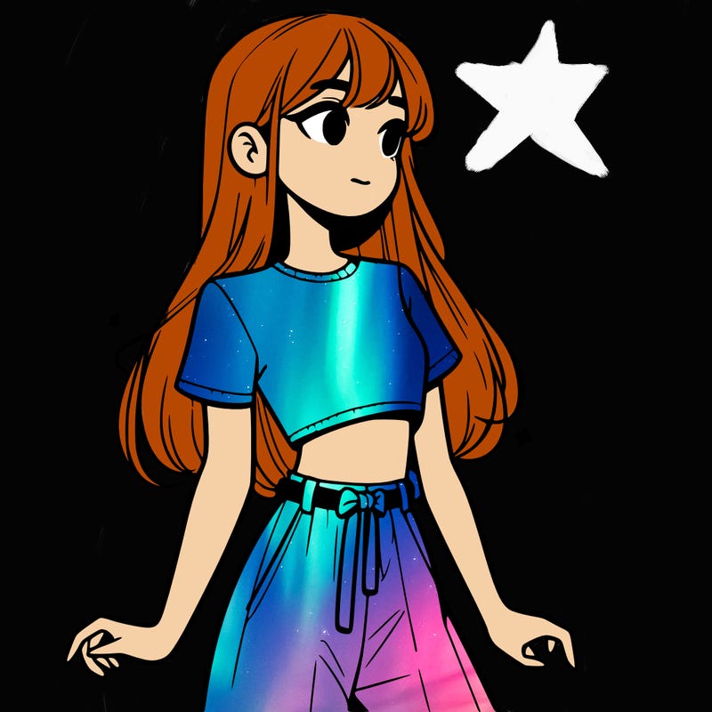 girl in a cute crop top