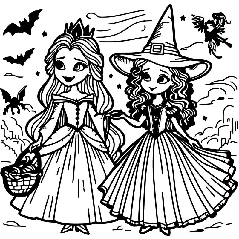 the new movie wicked with a witch and princess