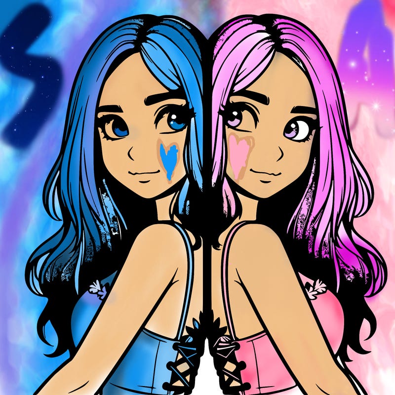 a realistic girl split