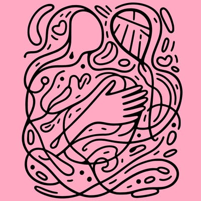 self love abstract art