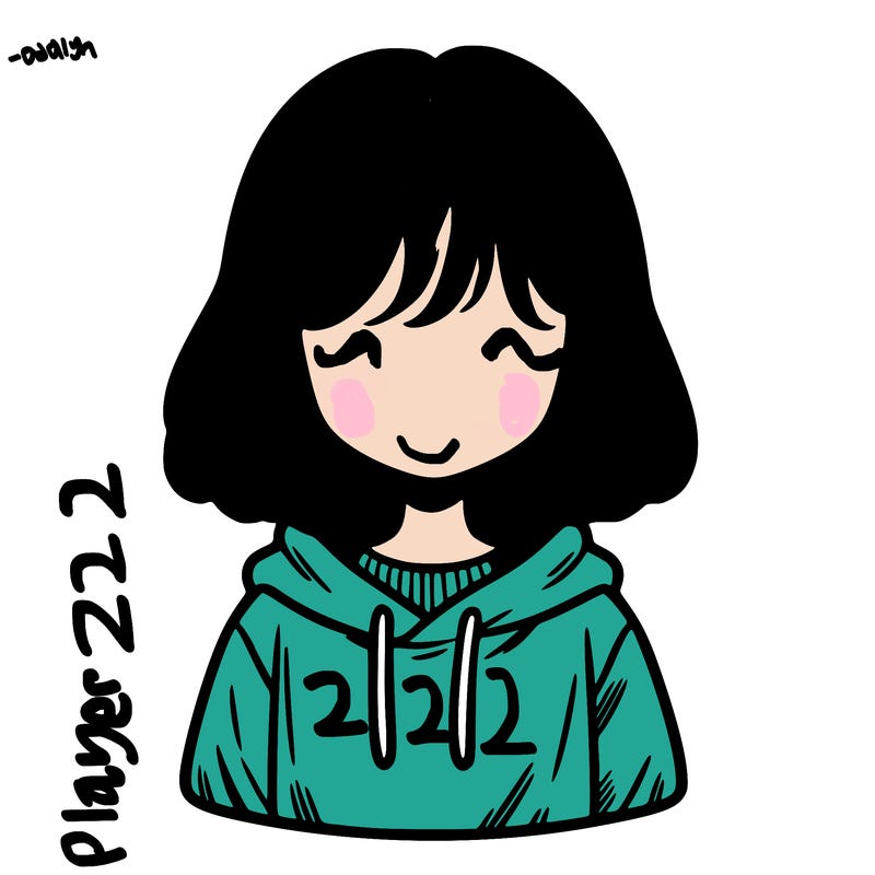 girl with no face short hair in hoodie