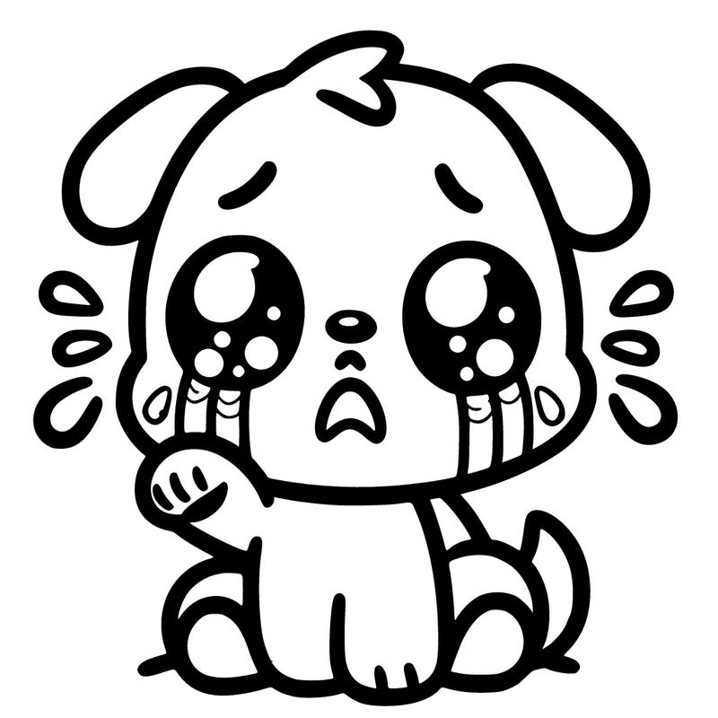 dog cute cry