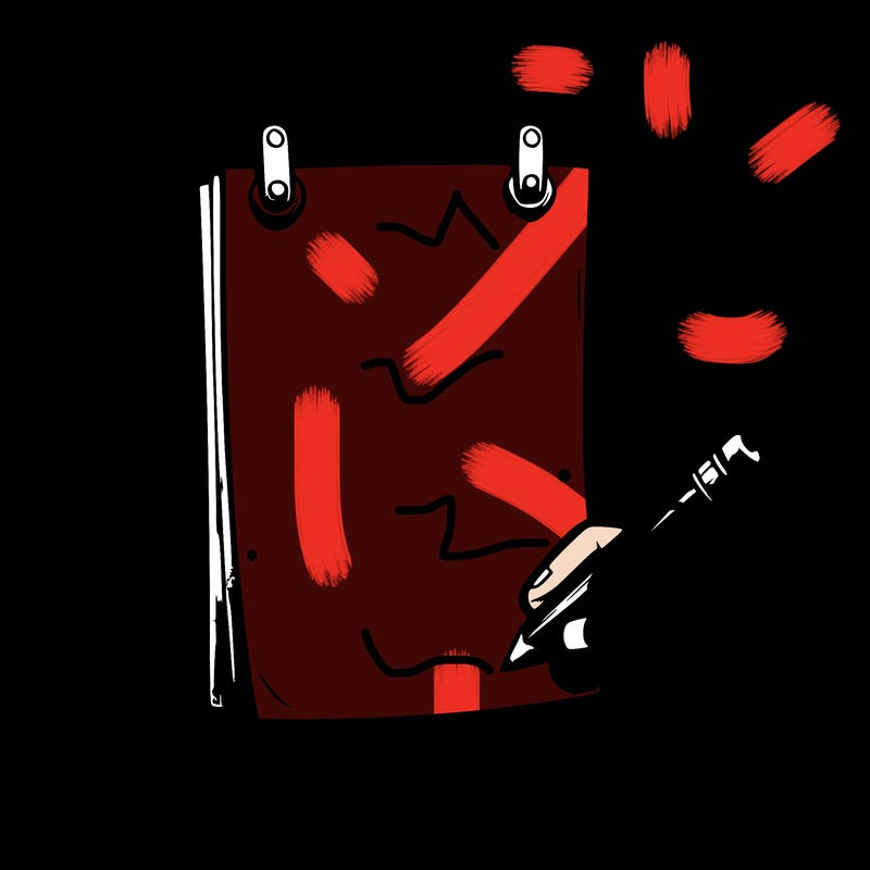 blank piece of paper