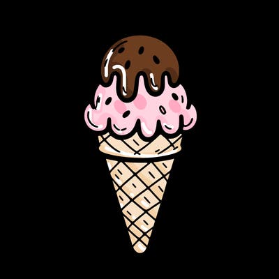 easy ice cream cone