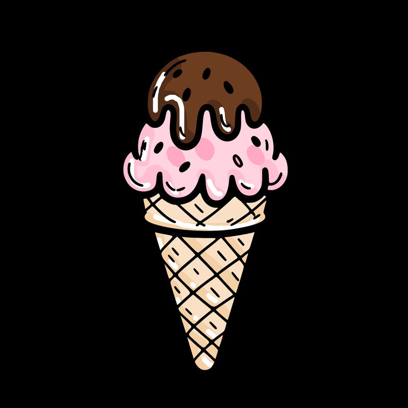 easy ice cream cone