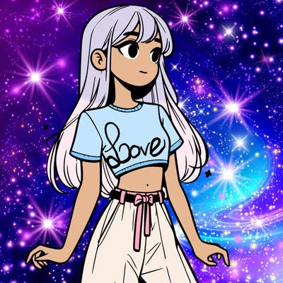 girl in a cute crop top