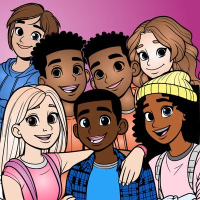 a mixed friend group