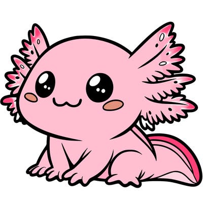 cute axolotl