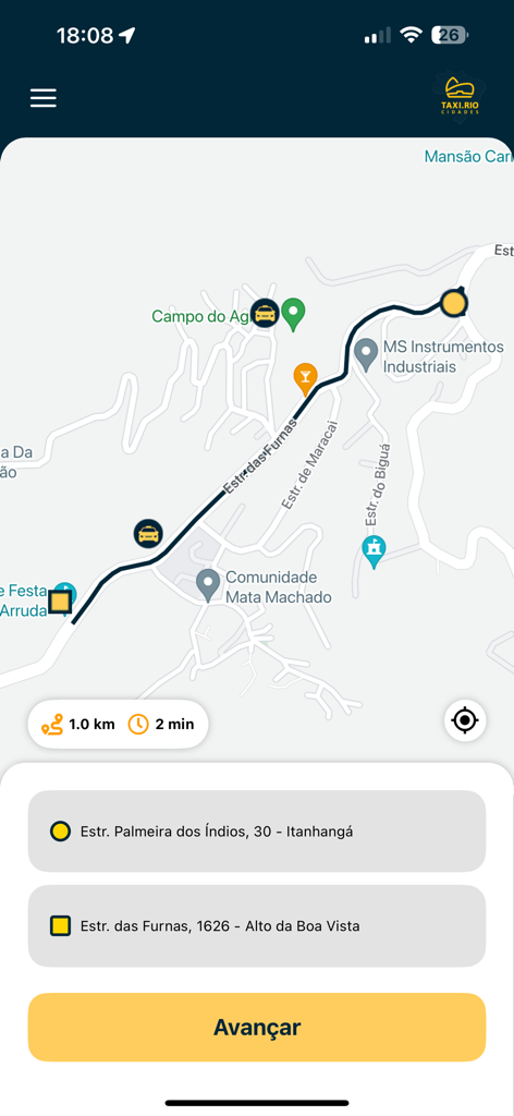 Taxi.Rio | Official & Secure Taxi App for Rio de Janeiro