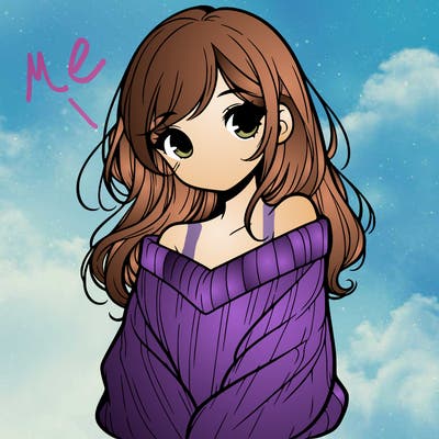 shy pretty girl wearing a sweater that is falling off one shoulder portrait