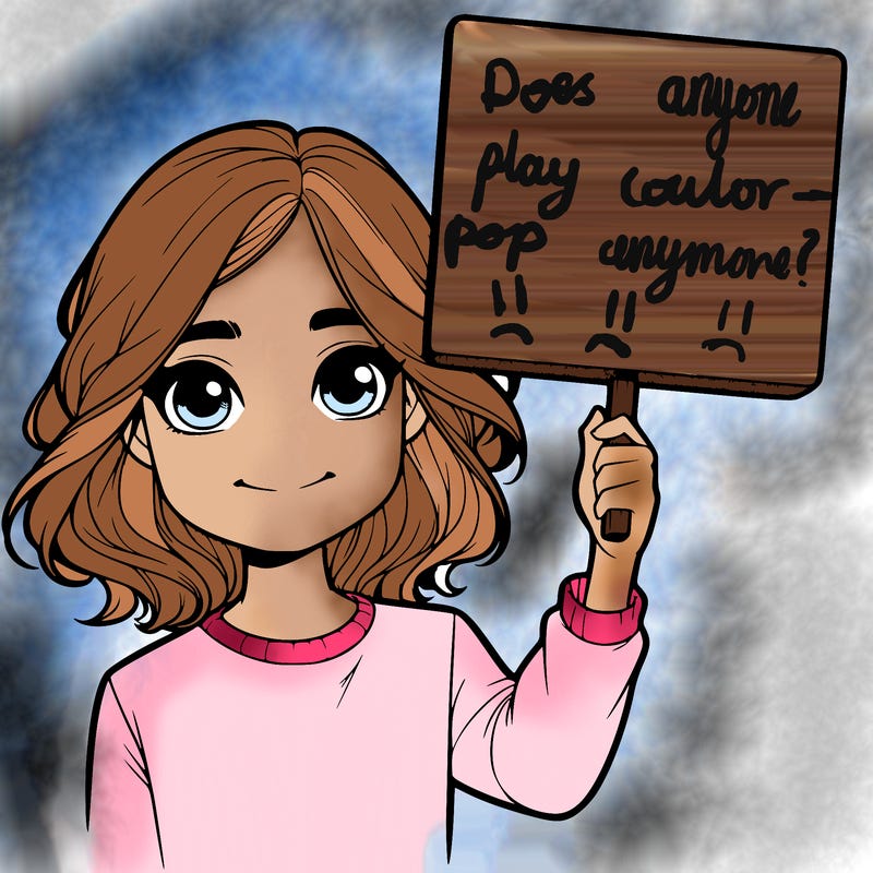realistic girl holding up a sign