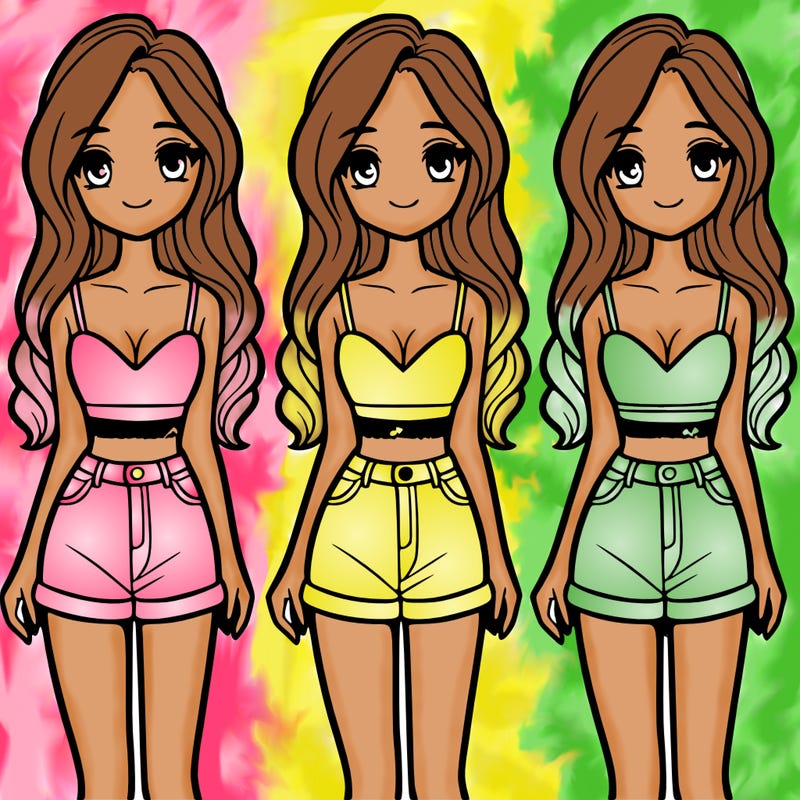 girl in a cute crop top