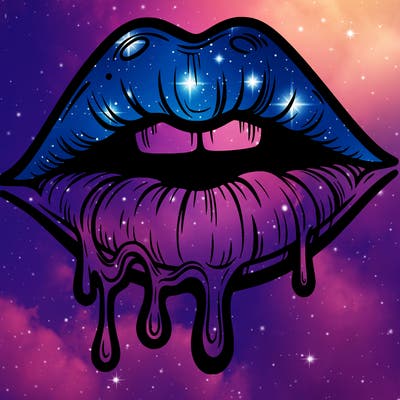 lips that look realistic and drip