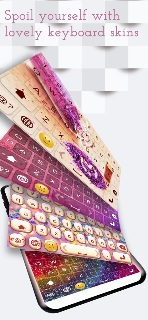 KeyPro – Keyboard Themes Fonts - Múltiples skins de teclado coloridas y brillantes para la personalización del iPhone