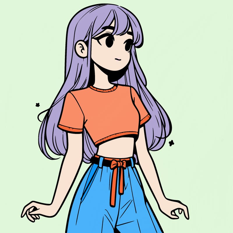 girl in a cute crop top