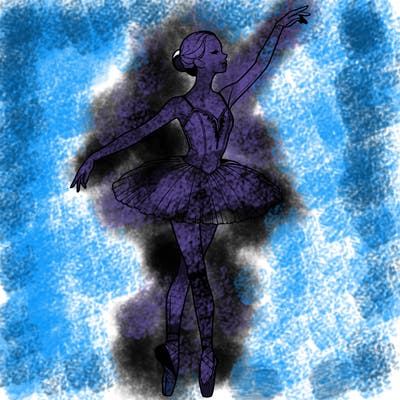 realistic ballerina