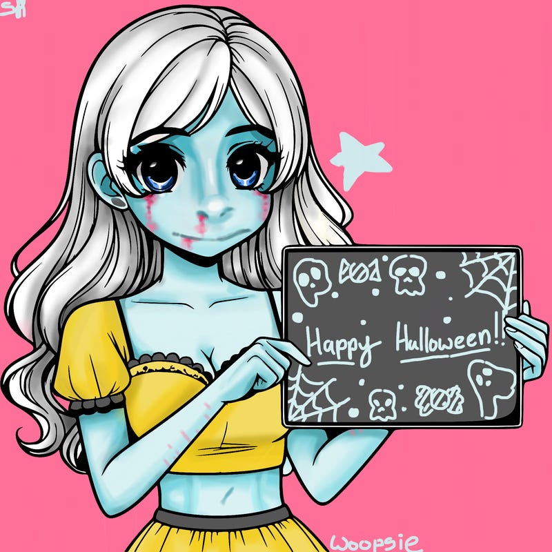 realistic pretty girl holding blank sign