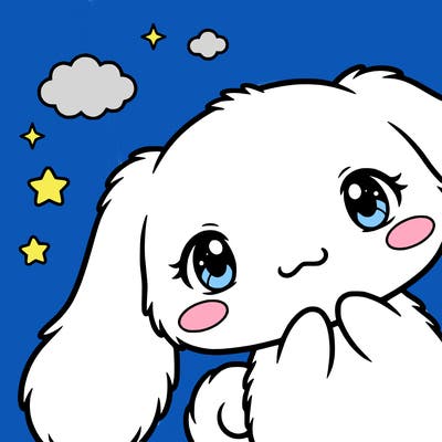 anime cinnamoroll cute fluffy