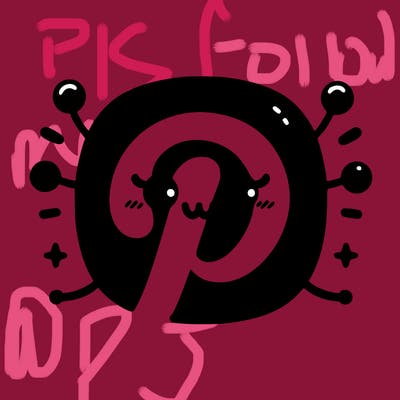 pinterest logo minimalistic