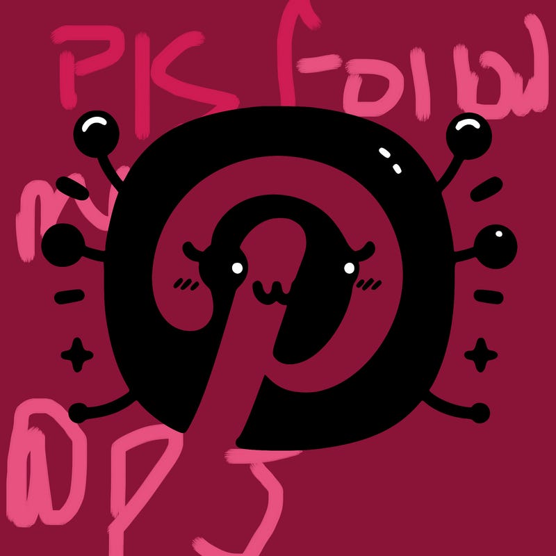 pinterest logo minimalistic