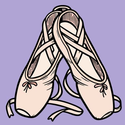 ballet point shoes