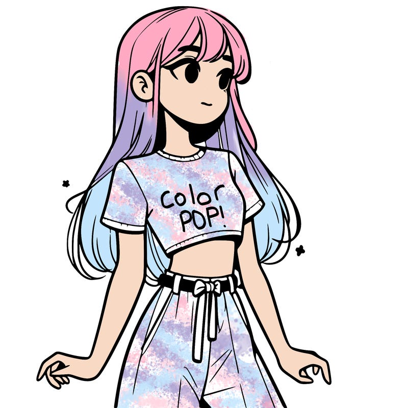 girl in a cute crop top