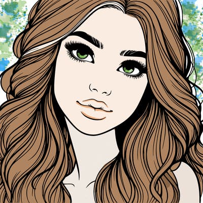 beautiful realistic girl