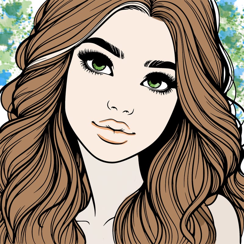 beautiful realistic girl