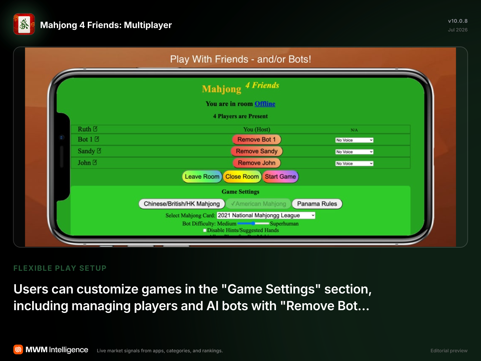 Mahjong 4 Friends: Multiplayer - Games App | MWM