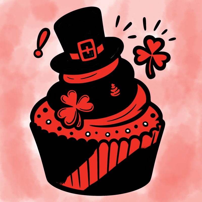 saint patrick’s day cupcake