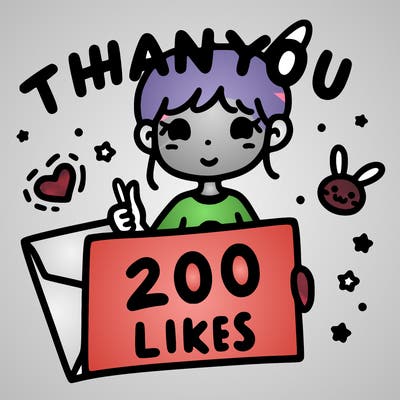 ty for 200 likes