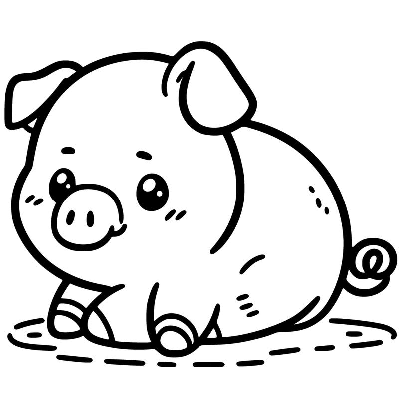 cute pig